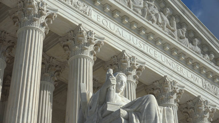 Exterior of U.S. Supreme Court building