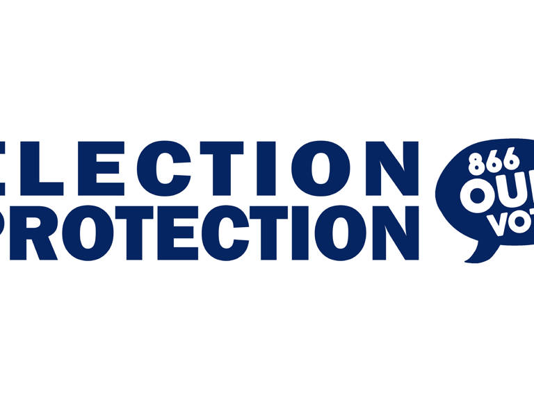 Election Protection 866-our-vote logo